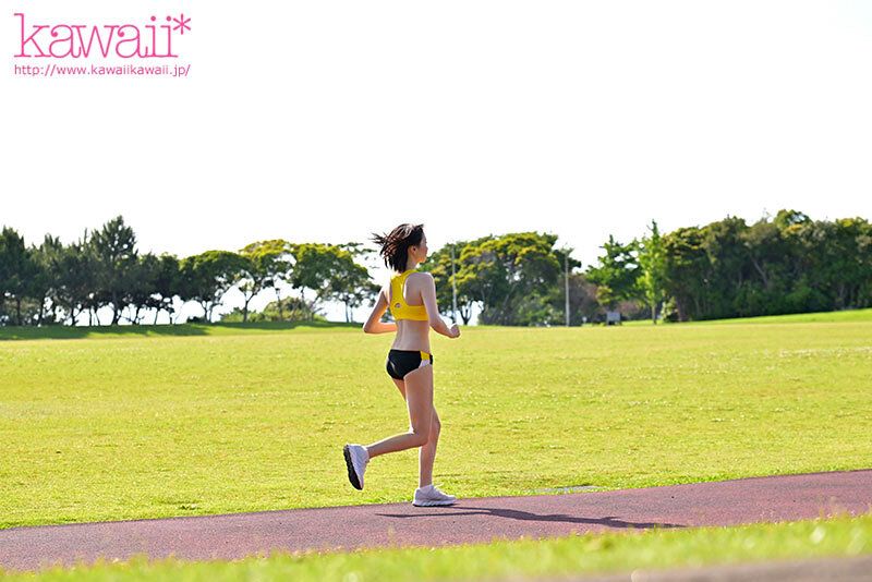 #日本全国大会で活躍した陸上少女、青春の終わりとAVデビュー8頭身、身長171cm、本物アスリート女子大生ー第●5回 全●高等●校陸●競技対校選●権大会出場 夏目まこ